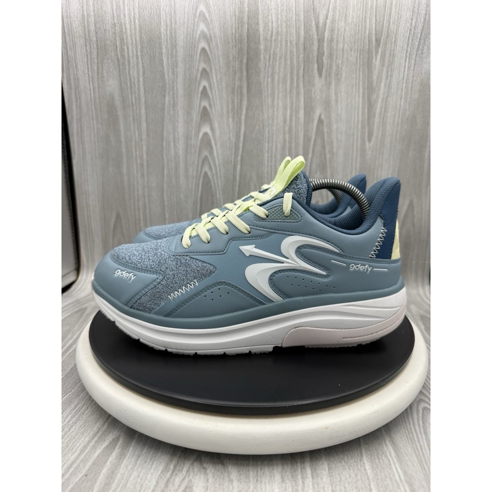 Gravity Defyer G-Defy Energiya Womens Sz 10 Blue Ortho Comfort Shoes TB9037FUW-W